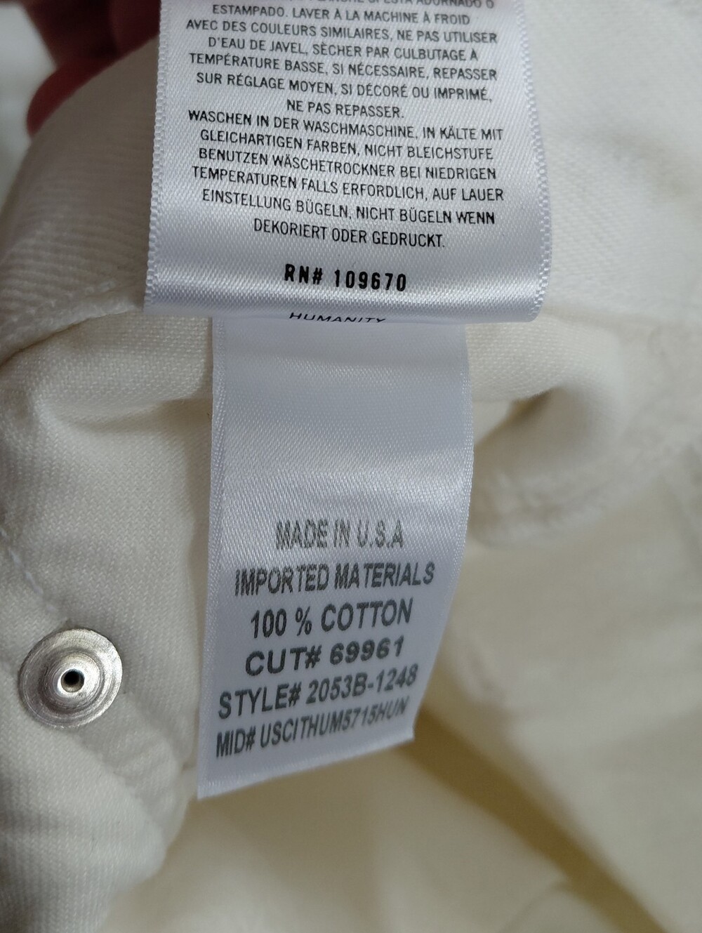 Citizens of Humanity Ayla Baggy Jeans 27 Crescent White Premium Vintage Wide Leg - Picture 13 of 16